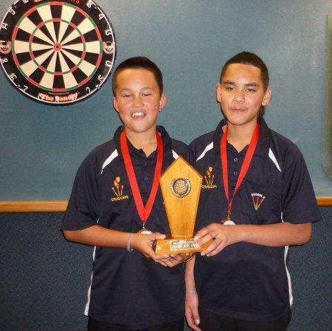 Junior Boys Pairs Winners B Matthews & C Henry