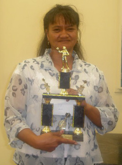 North Island Masters Ladies Winner MIHI GEORGE
